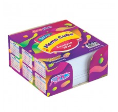 White Memo Cube with Calendar 2310 White Memo Cube with Calendar 2310